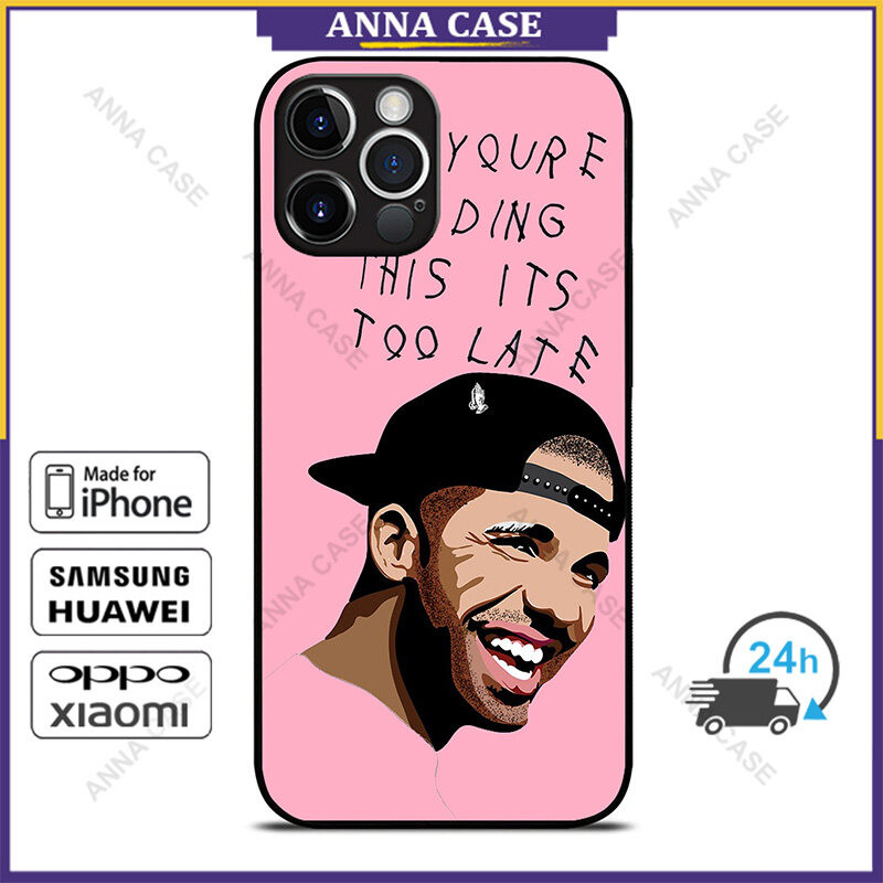 Drake Rapper สีชมพูเคสโทรศัพท์สําหรับ iPhone 16 Pro Max / iPhone 15 Pro ...