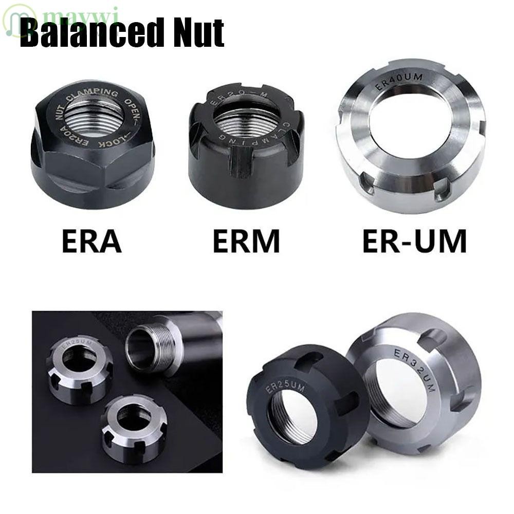 Maywi 1 ชิ้น Chuck Nut, CNC Metalworking ความแม่นยําสูง Clamping Nut ...
