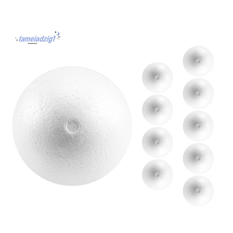 10 x Modelling Craft Polystyrene Foam Ball Sphere 10cm---สีขาว | Shopee ...