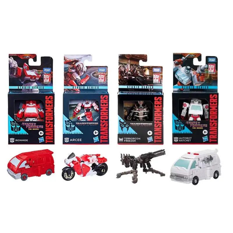 Transformers Studio Series Arcee Core Class 8,5 Cm - Da Robot A Moto, Con Blaster, Ispirato Al Film