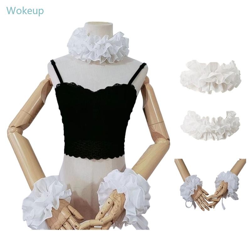 Wake ผู้หญิง Renaissances ชีฟองเท็จ Collar ข้อมือ Victorians ฮาโลวีน ...