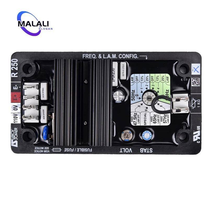 Leroy Samer AVR R250 เครื่องกําเนิดไฟฟ้าตัวควบคุมแรงดันไฟฟ้าอัตโนมัติ ...