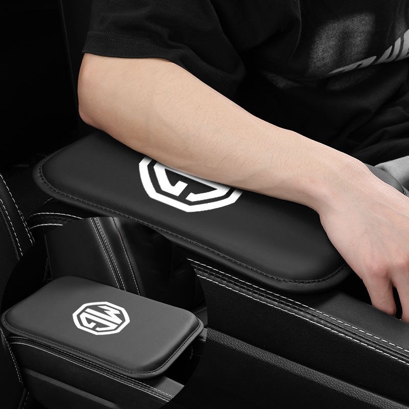 รถ Armrest Pad ครอบคลุมคอนโซลกลาง Auto Seat กล่องป้องกันรถที่นั่ง