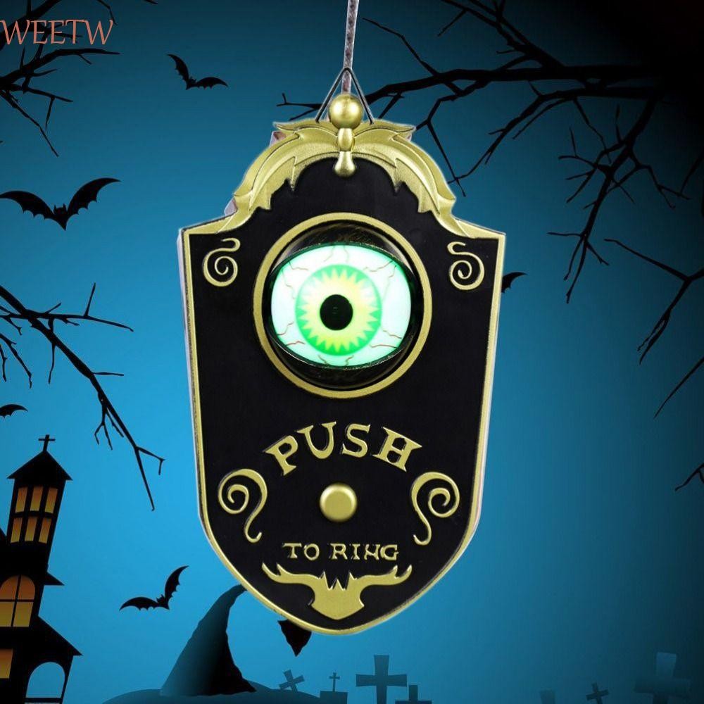 Weekw One Eyed Doorbell,ตกแต่งแขวน Sounding Eyeball Doorbell,ตกแต่งฮา