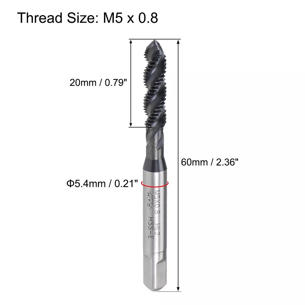 Hss Tap Clear Threads Good Wear Resistance ความแข็งสูง กันสนิม | Shopee ...