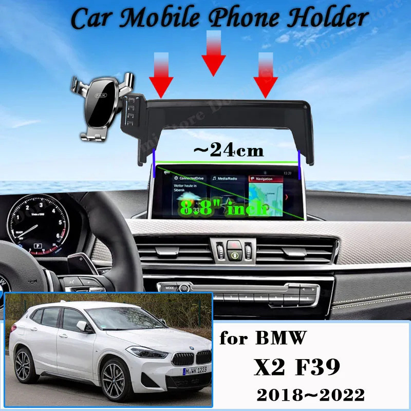 Haaienvin-antenne Voor BMW X2/X2M F39 (2018-2023) – Zelfklevend, Zwart