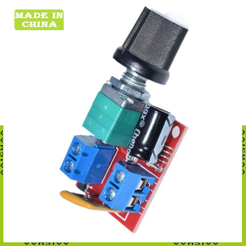 Mini 5A PWM 90W DC Motor Speed Controller Module Speed Control Switch ...