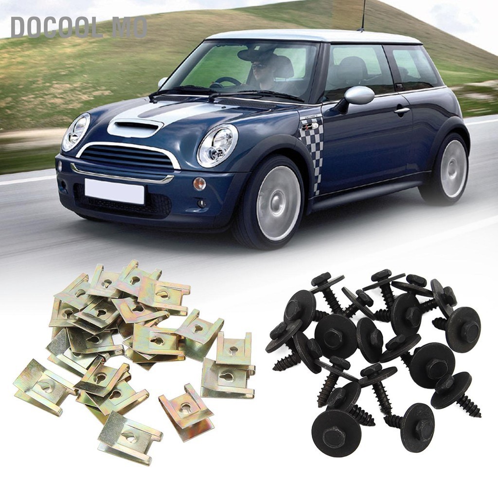 Docool Mo 40 Pcs เครื่องยนต์ Undertray SHIELD แผงคลิปภายใต้ฝาครอบเกียร์ ...
