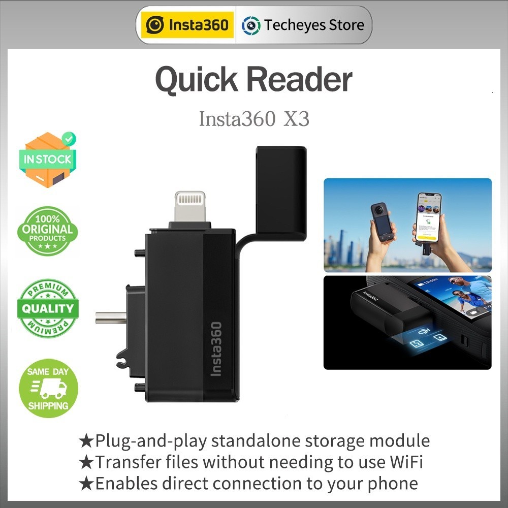 Insta360 X3 Quick Reader ab € 30,00 (2026) | Preisvergleich Österreich
