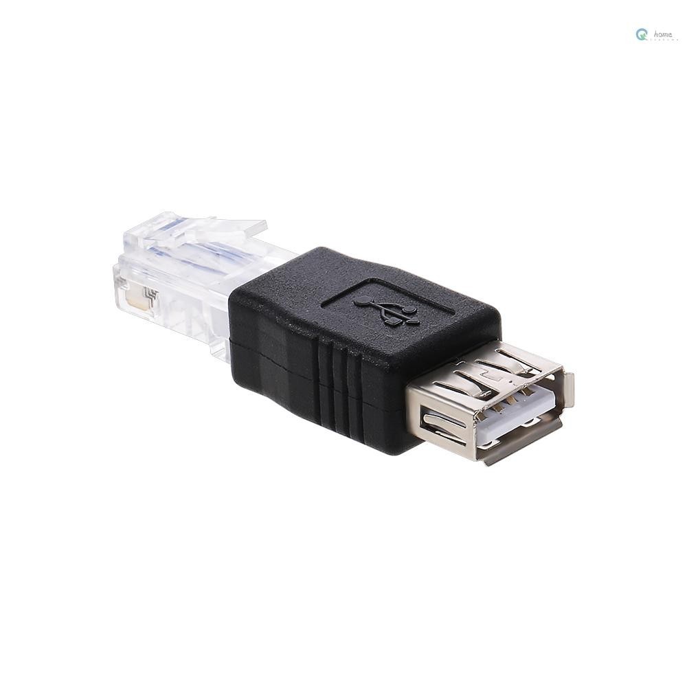 อะแดปเตอร์ USB เป็น RJ45 USB2.0 หญิงเป็น Ethernet RJ45 ปลั๊กตัวผู้อะแดป ...