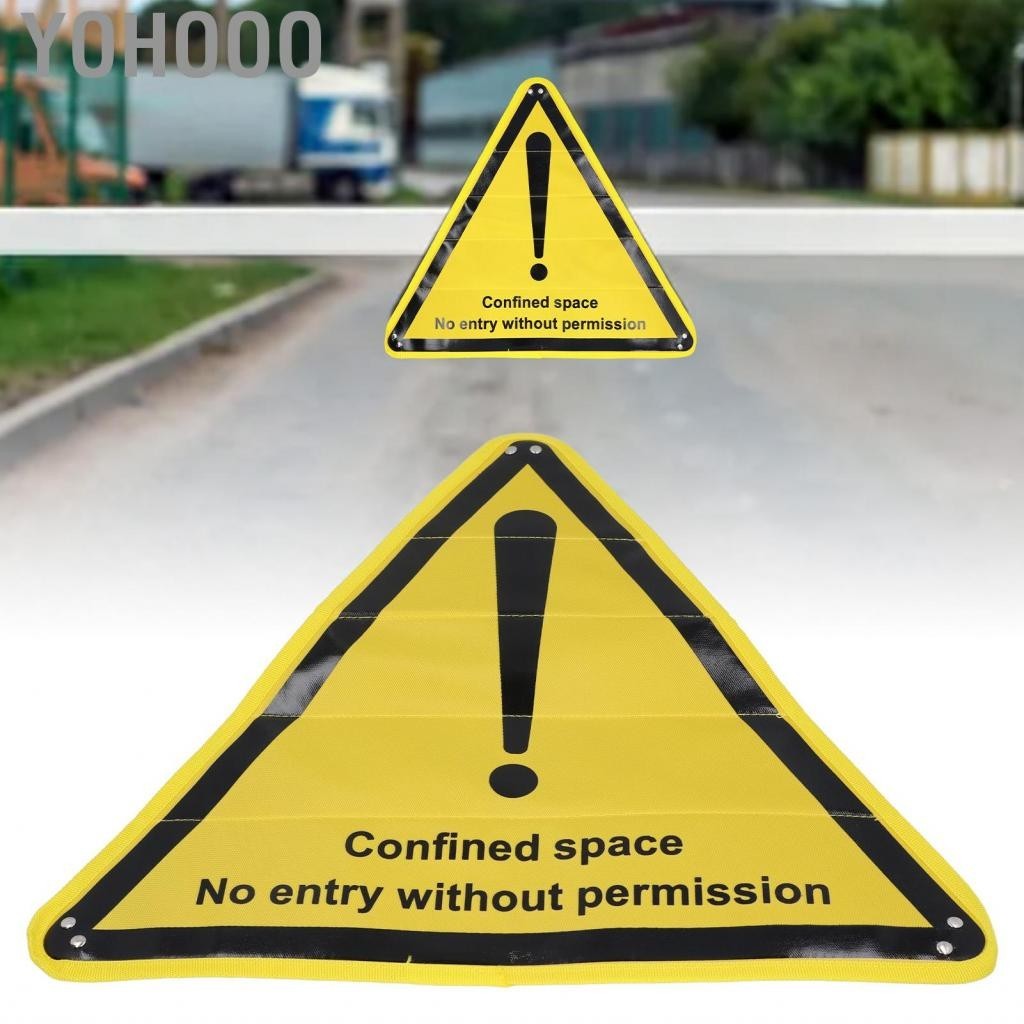 Yohooo Lockout Tagout Sign Triangle ติดตั้งง่าย คำเตือนล็อคแยกสำหรับ ...