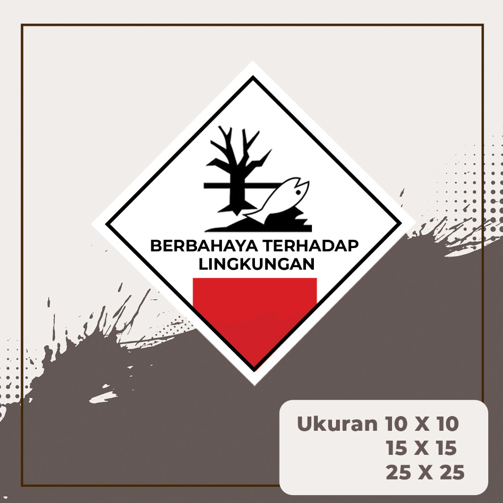 K3 Waste B3 Hazmat สติกเกอร์สัญลักษณ์ฉลากที่ไม่เป็นอันตรายต่อ ...