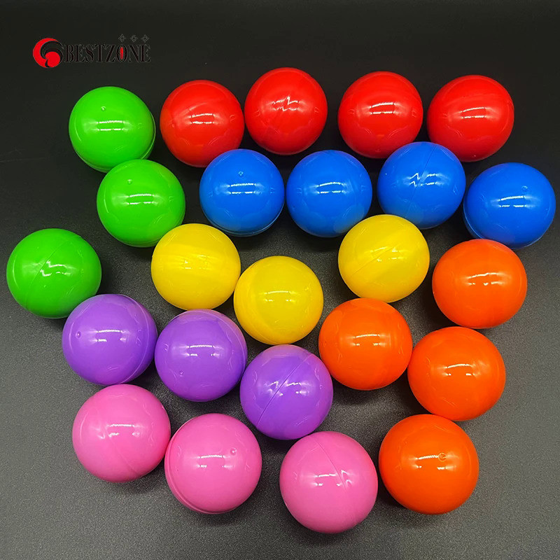100Pcs/Lot 50MM About 2 Inch Round Plastic PP Toy Capsules Empty ...