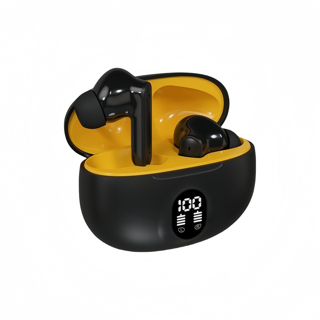 KY5 Pro BT 5.3 ที่อุดหูอินเอียร์ไร้สายพร้อมจอแสดงผลแบตเตอรี่ดิจิตอล LED ...