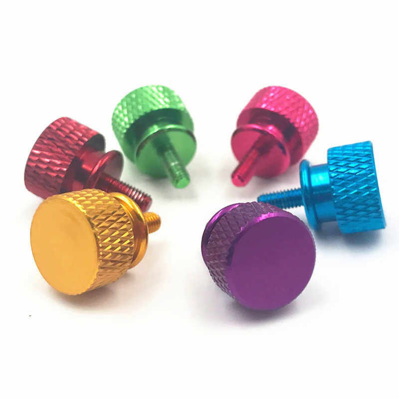 5pcs M3 M4 Aluminum Flat Head Knurled Thumb Screw 6#32 Chassis Refit ...