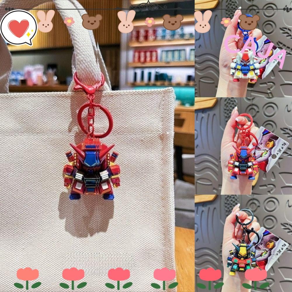CAJA1 กันดั้มรถพวงกุญแจจี้,อะนิเมะการ์ตูนตุ๊กตา Mech Warrior Key Chain ...