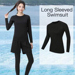 โปรโมชั่น Flash Sale : ชุดว่ายน้ําสำหรับดำน้ำ ผู้หญิง ต้านUV สูทแยกส่วน กันแดดดูปะการังอย่างอนุรักษ์นิยม