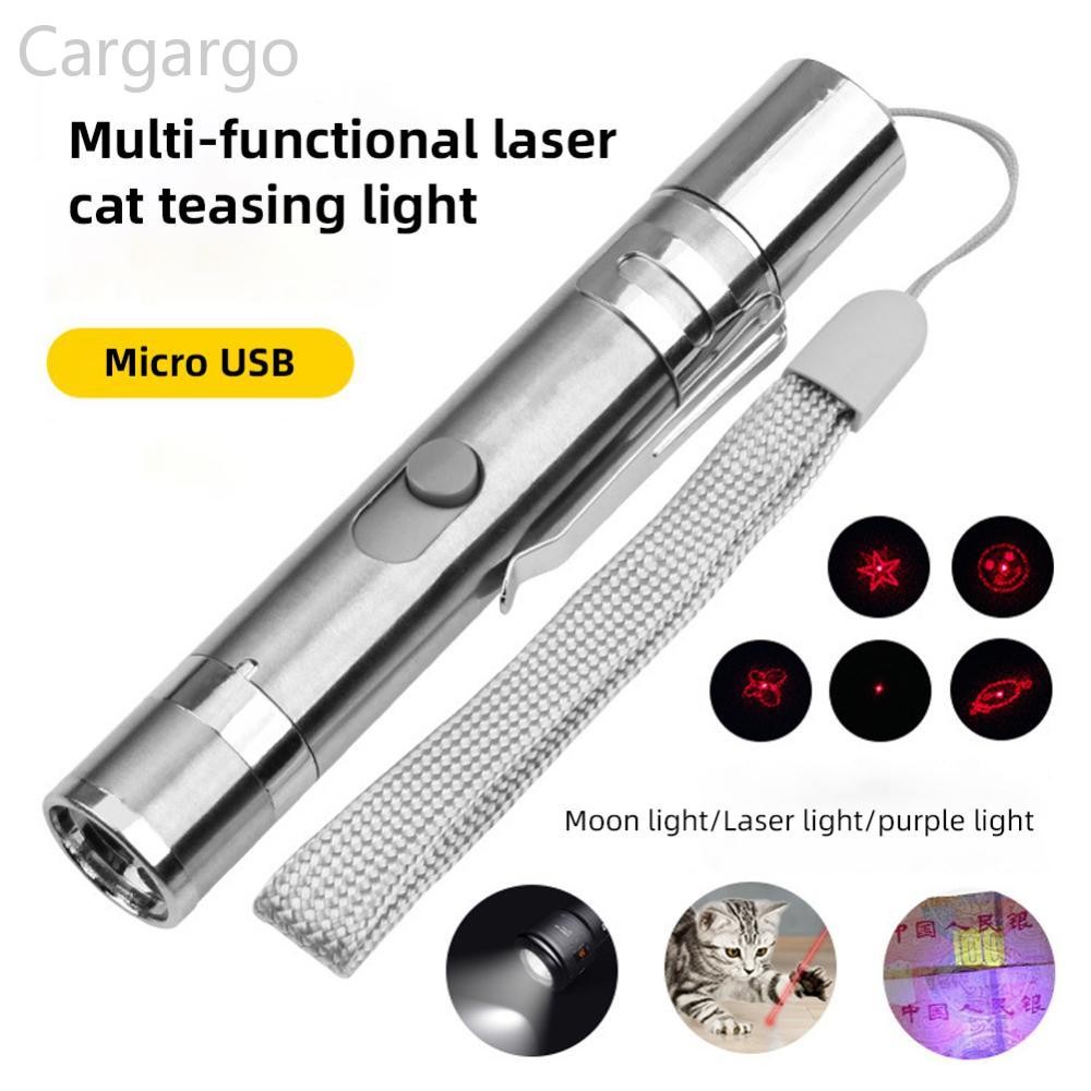 Cargargo 3-in-1 Interactive USB ชาร์จ Red Dot แสงเลเซอร์ของเล่นแมวแมว ...