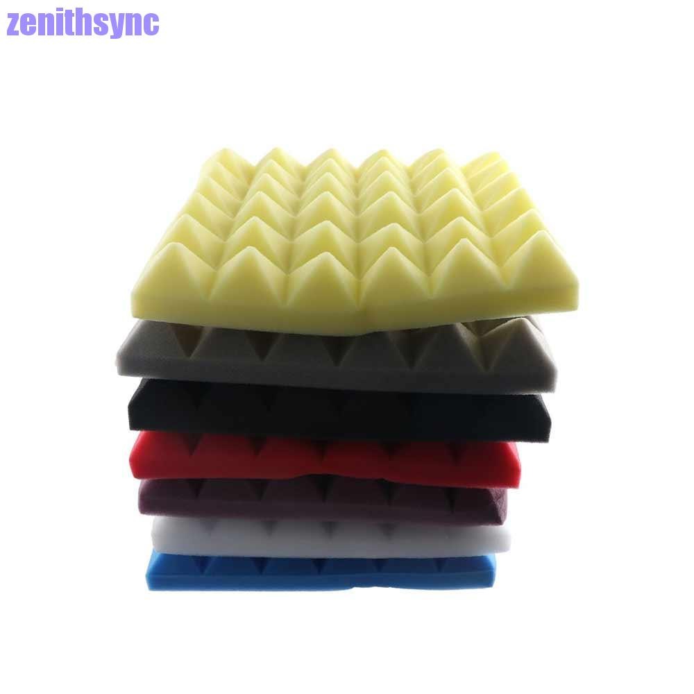 Zenithsync Soundproofing Foam Pyramid Highdensity Cotton Sponge