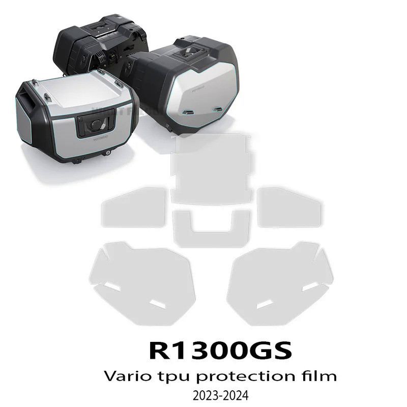 LO For BMW R1300GS R 1300 GS 2023-2024 TPU Suitcase Paint Protection ...