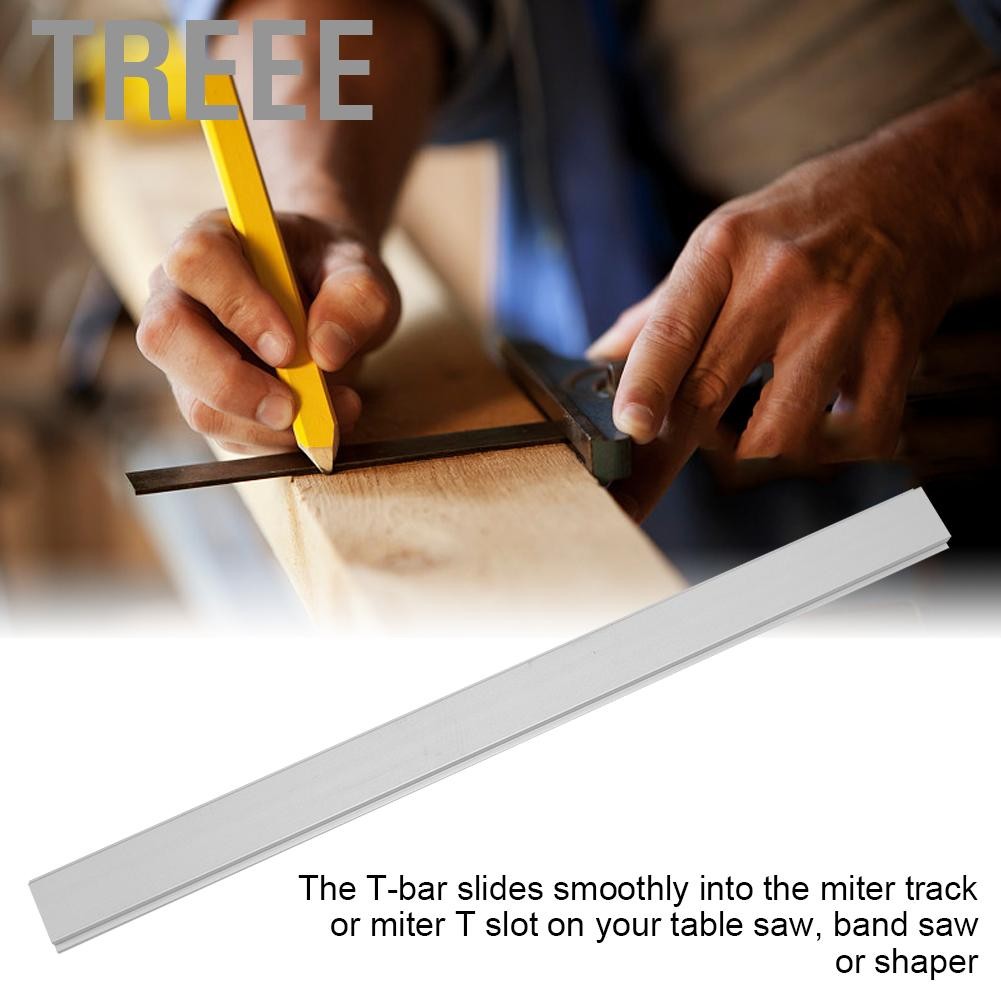 Treee T Slot Slide Slab อลูมิเนียม T-Track Miter งานไม้ไม่มีรูพรุน ...