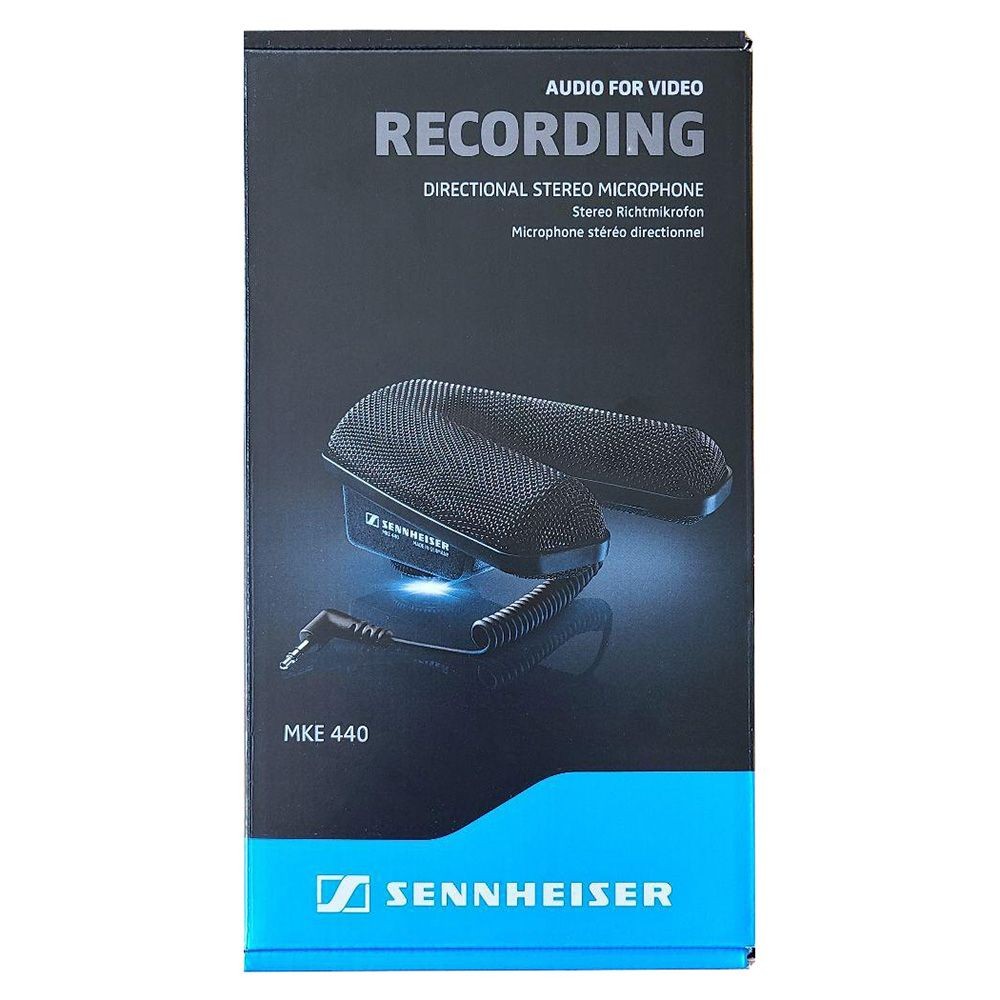 Sennheiser MKE 440 Compact Stereo 3 5mm Shotgun Microphone For Cameras 