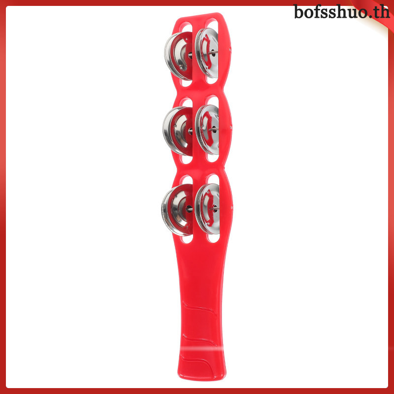 ของเล่นของเล่นเครื่องดนตรี 6 Bell Cymbals Baby Rattle Percussion ...