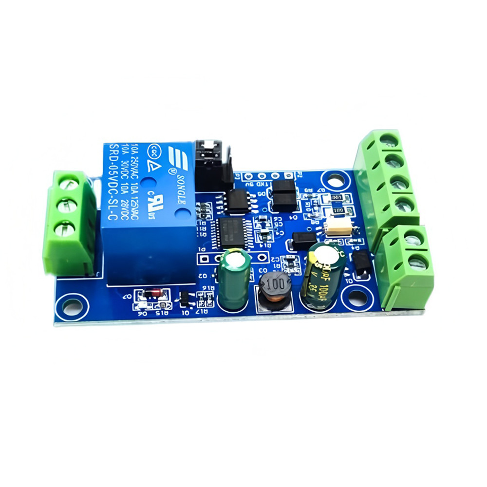 Modbus RTU รีเลย์โมดูล 1 ช่อง DC7-24V แหล่งจ่ายไฟ RS485 TTL UART ...