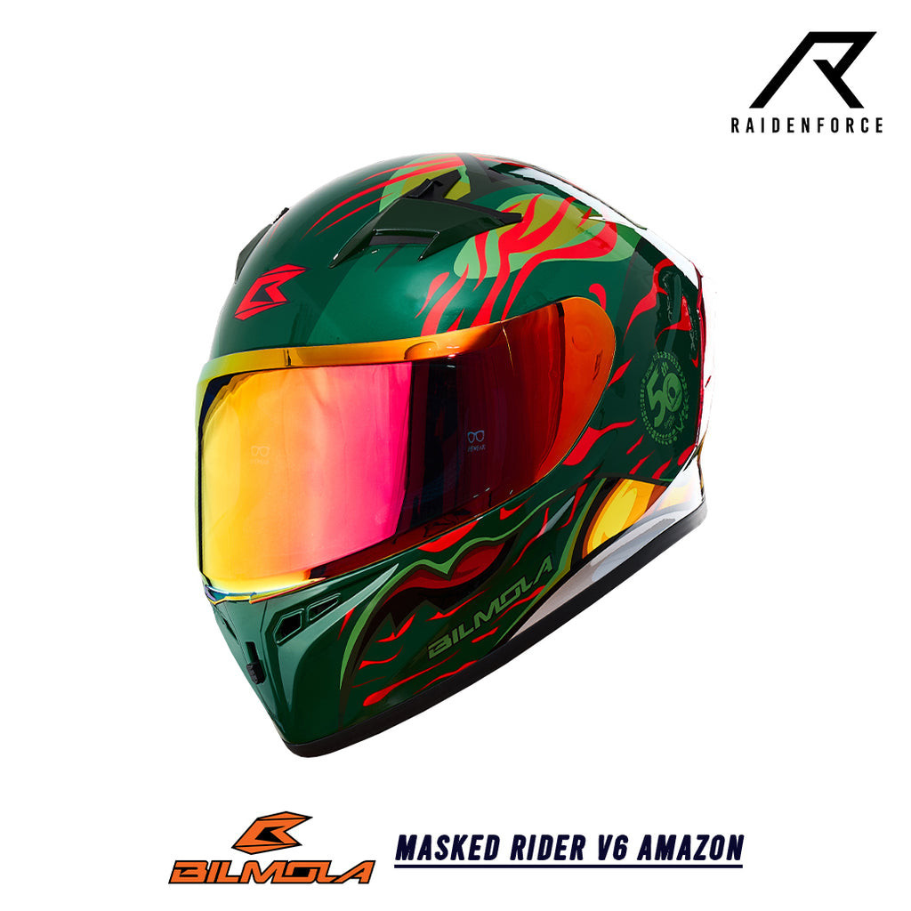 หมวกกันน็อค Bilmola MASKED RIDER V6 Amazon | Shopee Thailand