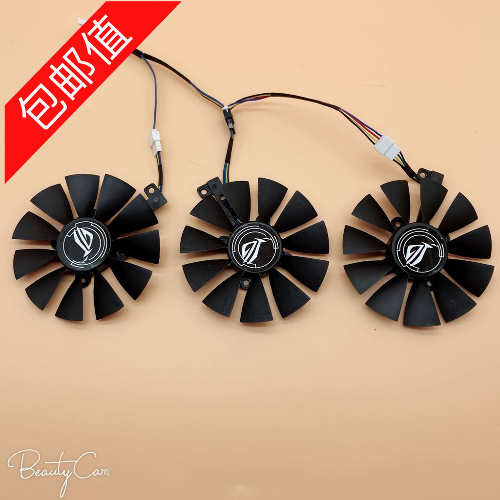 Asus Raptor ROG STRIX GTX1060 1070 1080TI พัดลมการ์ดกราฟิก Tri-Fan ...