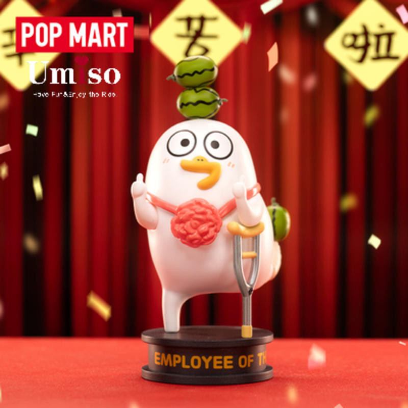 POPMART Little Liu Duck Ordinary Worker Series Mystery Box emoji สไตล์ ...