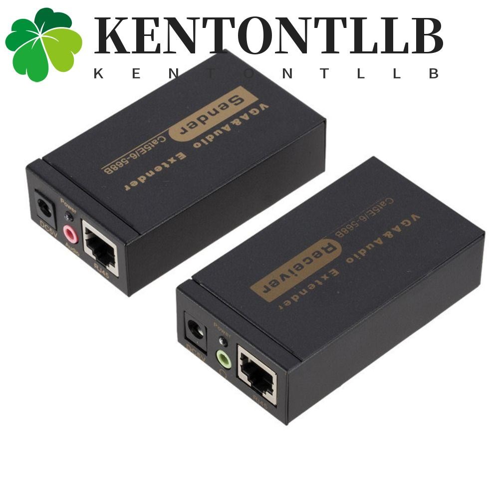 Kentontllb VGA To RJ45 Extender 100m, Receiver & Senter VGA To RJ45 VGA ...