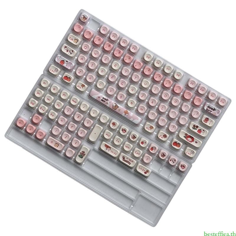 Beste Fall Puppy Keycaps 120Keys Class MOA ความสูง PBT ระเหิดคีย์บอร์ด ...