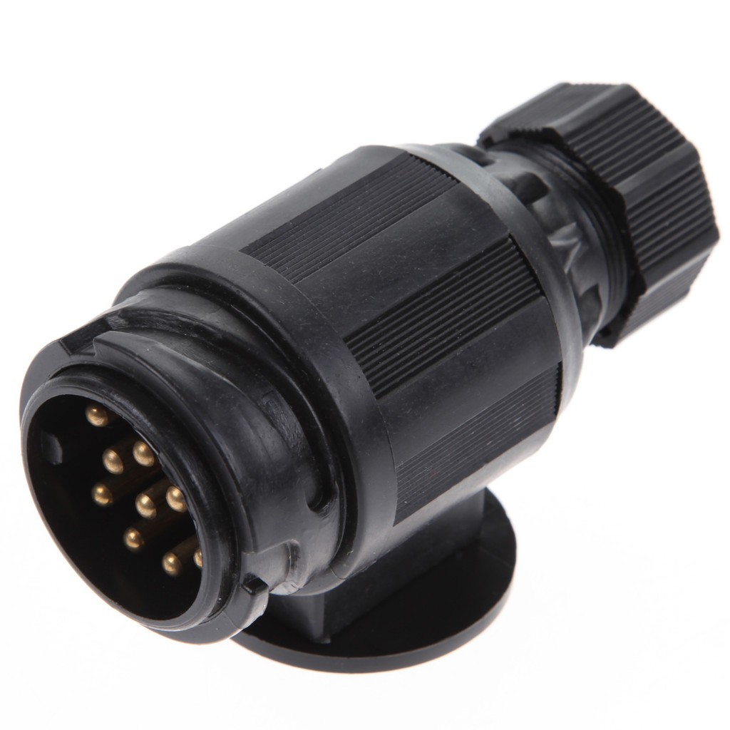 13 PIN EURO PLUG 12V CARAVAN TRAILER ปลั๊กพลาสติก MAYPOLE MP128 ...