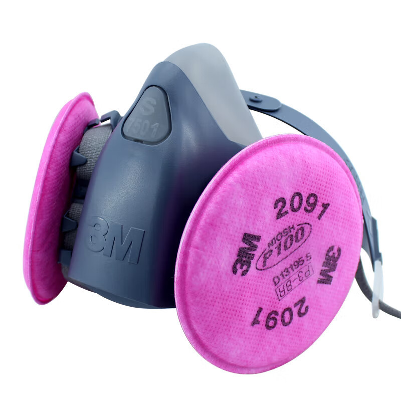 3M 7502 ชุดหน้ากากป้องกันแก๊สพิษเชื่อมไฟฟ้า Fume Fume Mask 2091cn 2097 ...
