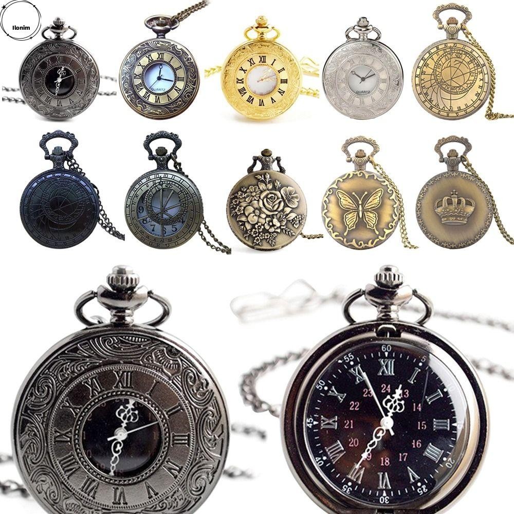 Ilonim Pocket Men Quartz Vintage Pocket Watch