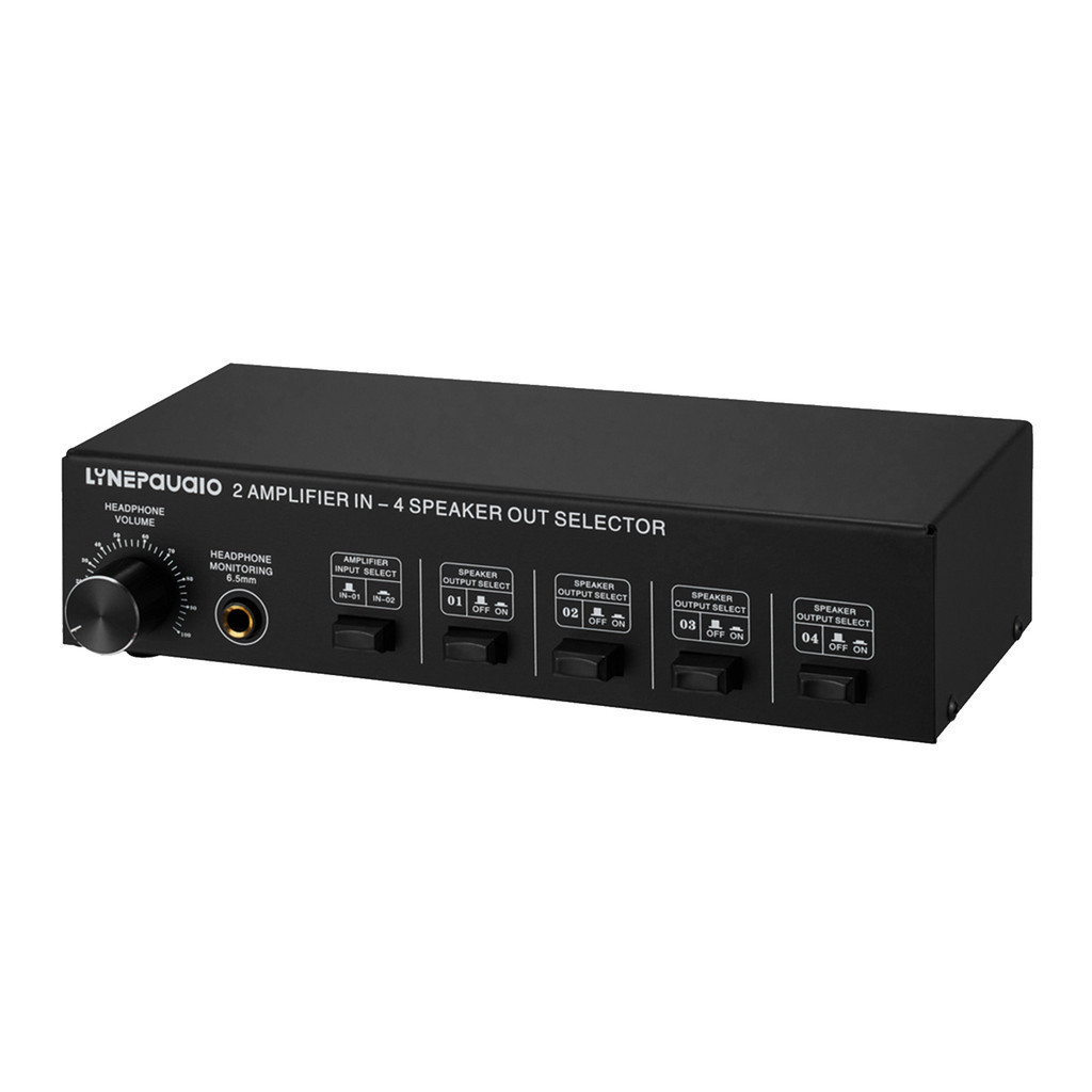 ใหม่--NYNEPAUAIO 2 in 4 Out Speaker Selector Switch Box 4 Zone ...