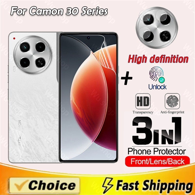 3 in 1 สําหรับ Tecno Camon 30 Pro Premier Camon30 30pro 30Premier 4G 5G ...