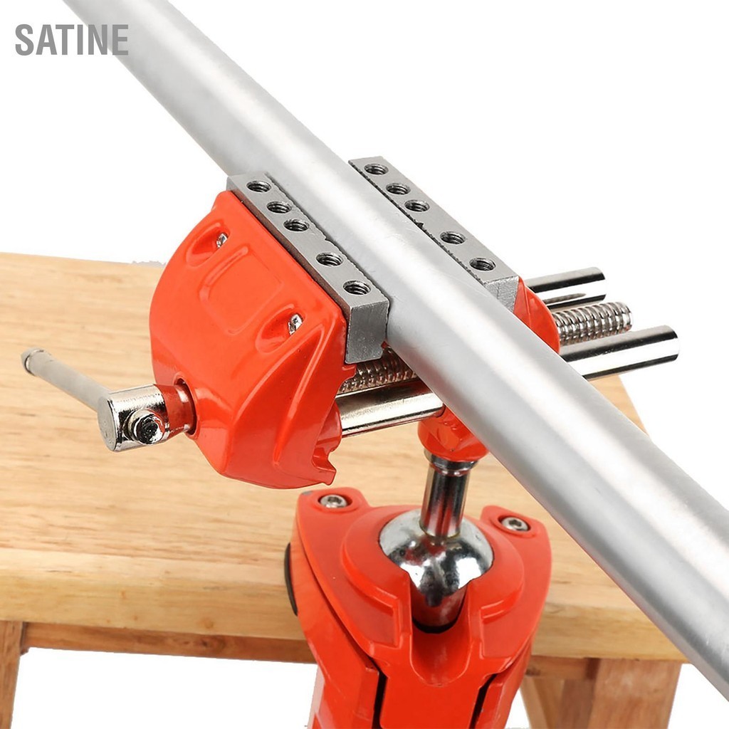 SaTine MINI 360°Rotating CLAMP Vise ปรับ 70 มม.ความกว้างของขากรรไกร ...