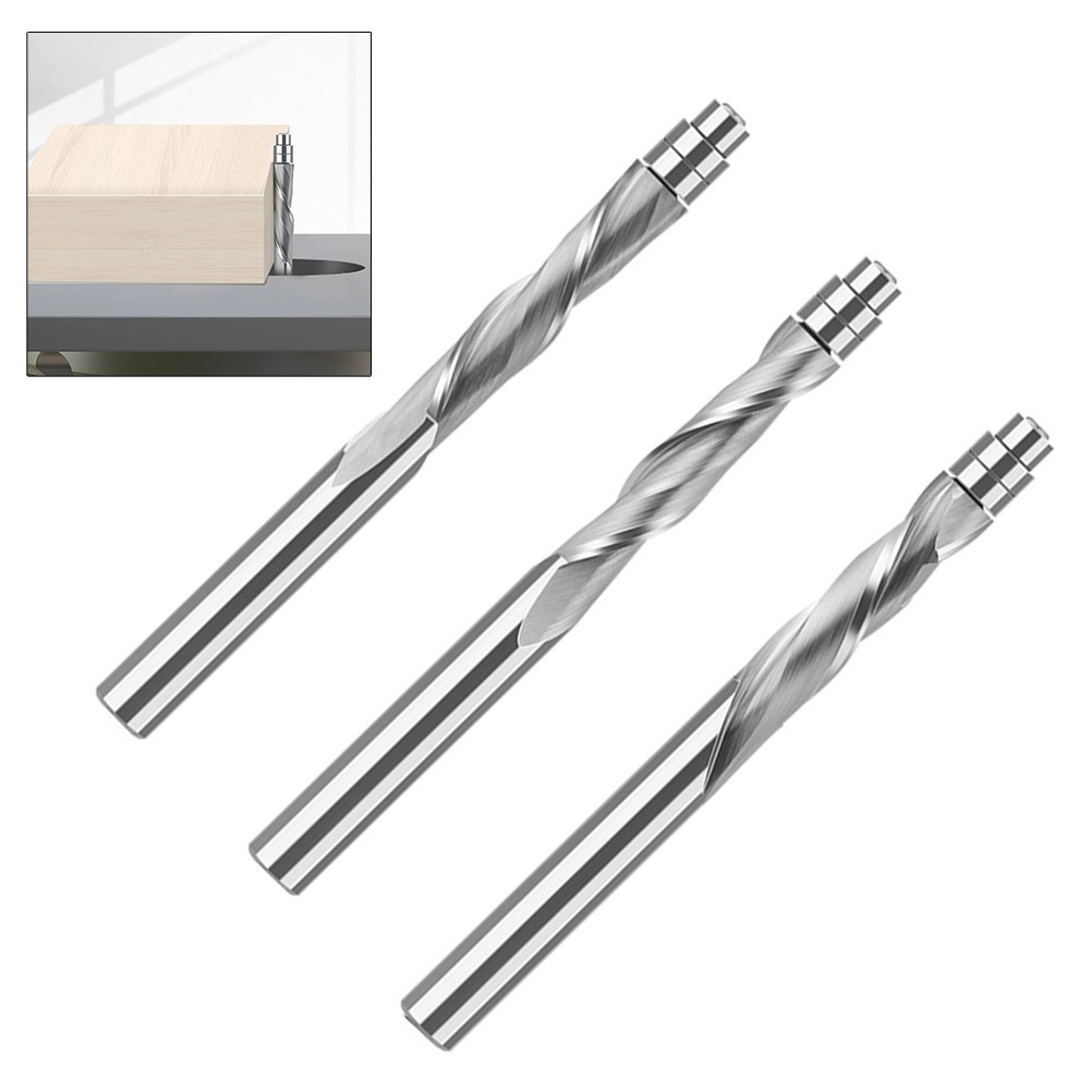 GiggleSpiral Router Bits แบริ่งคาร์ไบด์แข็ง Guided Flush Trim งานไม้ ...