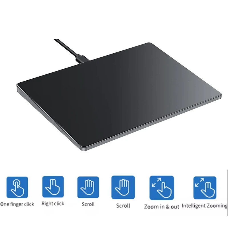 USB WIRED MultiTouch Trackpad Mouse MultiFunction gestures Slim