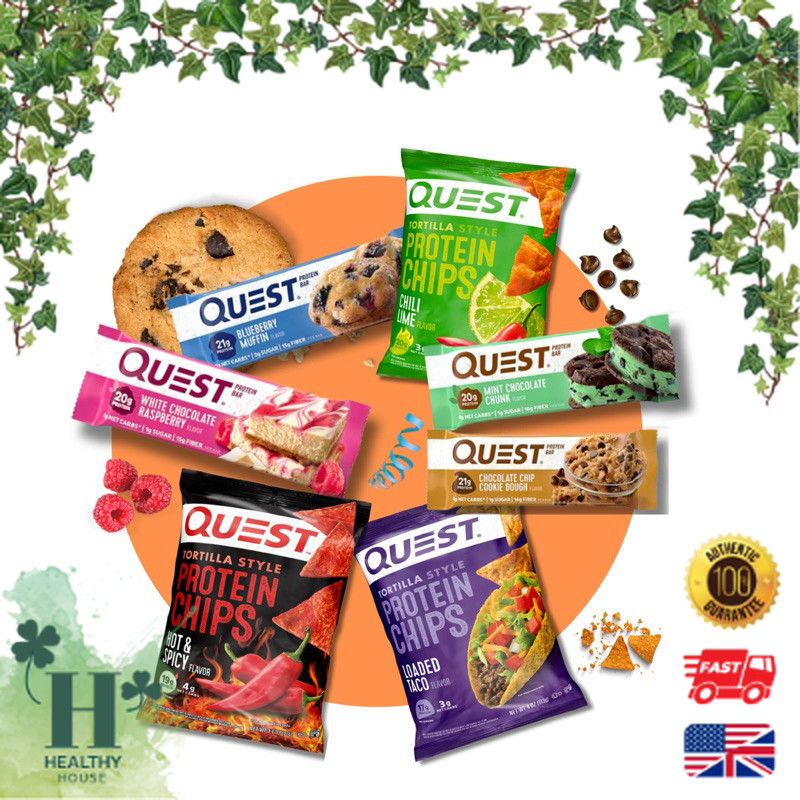 พร้อมส่ง Quest Nutrition Protein Bar Mini Protein Bar Protein Chips ...