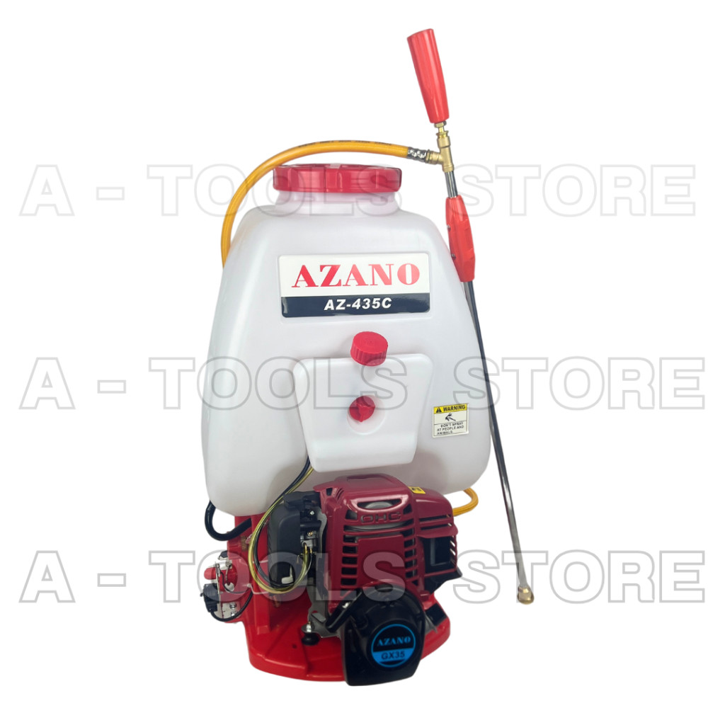 AZANO เครื่องพ่นยา 4จังหวะ รุ่น AZ-435C 25ลิตร 1.4แรงม้า หม้อลมคู่ ...