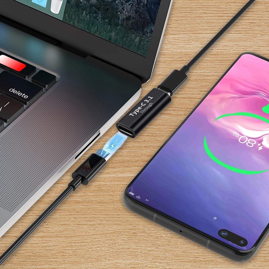 อะแดปเตอร์ USB C Female-to-Female 10GBbps Rate Fast Charging Adapter ...