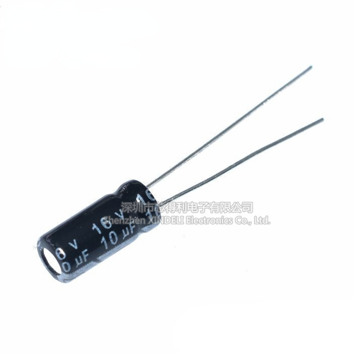 20-Pack 10uF 100V Radial Electrolytic Capacitors – 6x11mm, 105°C, ±20% Tolerance