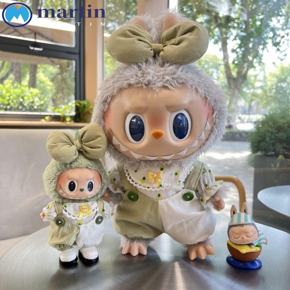 Martin Labubu เสื้อผ้าตุ๊กตา,ชุดโบว์ Labubu Plush เสื้อผ้าตุ๊กตาน่ารัก ...
