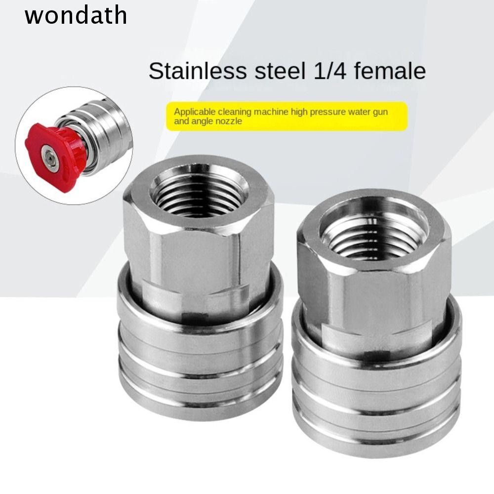 Wonda 1/4 นิ้ว connector Couplers อุปกรณ์, 1/4 นิ้วเงินแรงดันสูงเครื่อง