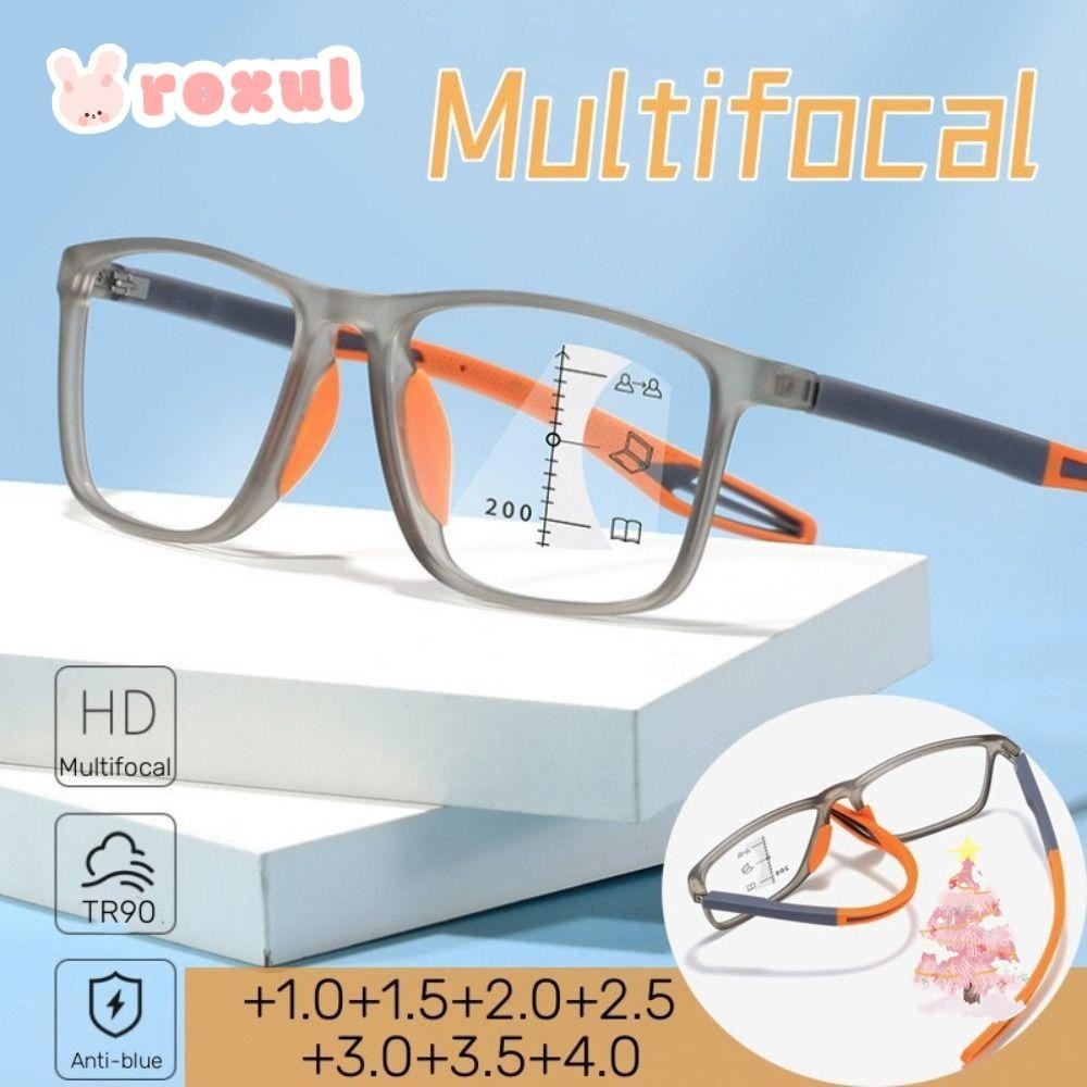 Roxul แว่นตาอ่านหนังสือสําหรับเล่นกีฬา Office Progressive Multifocal ...
