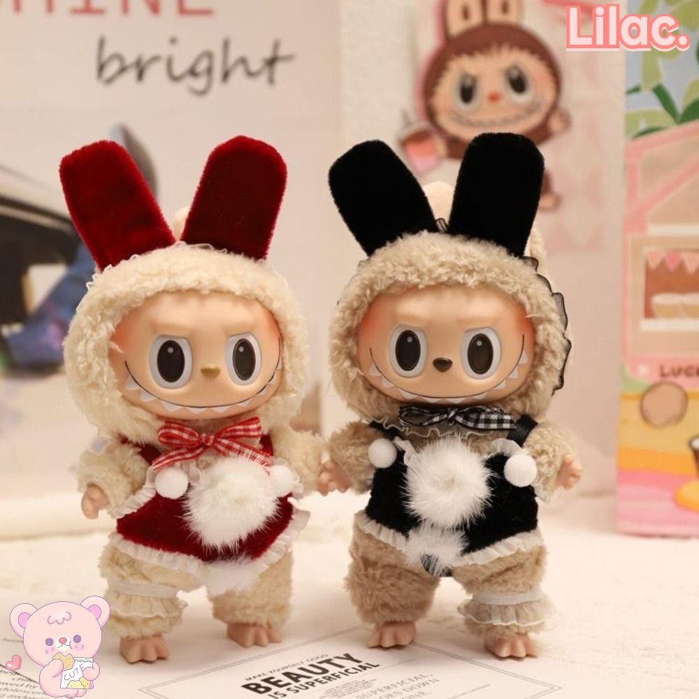 Lilac Labubu เสื้อผ้าตุ๊กตา,ผ้าทนทานตุ๊กตาอุปกรณ์เสริม,ของขวัญผ้าฝ้าย ...