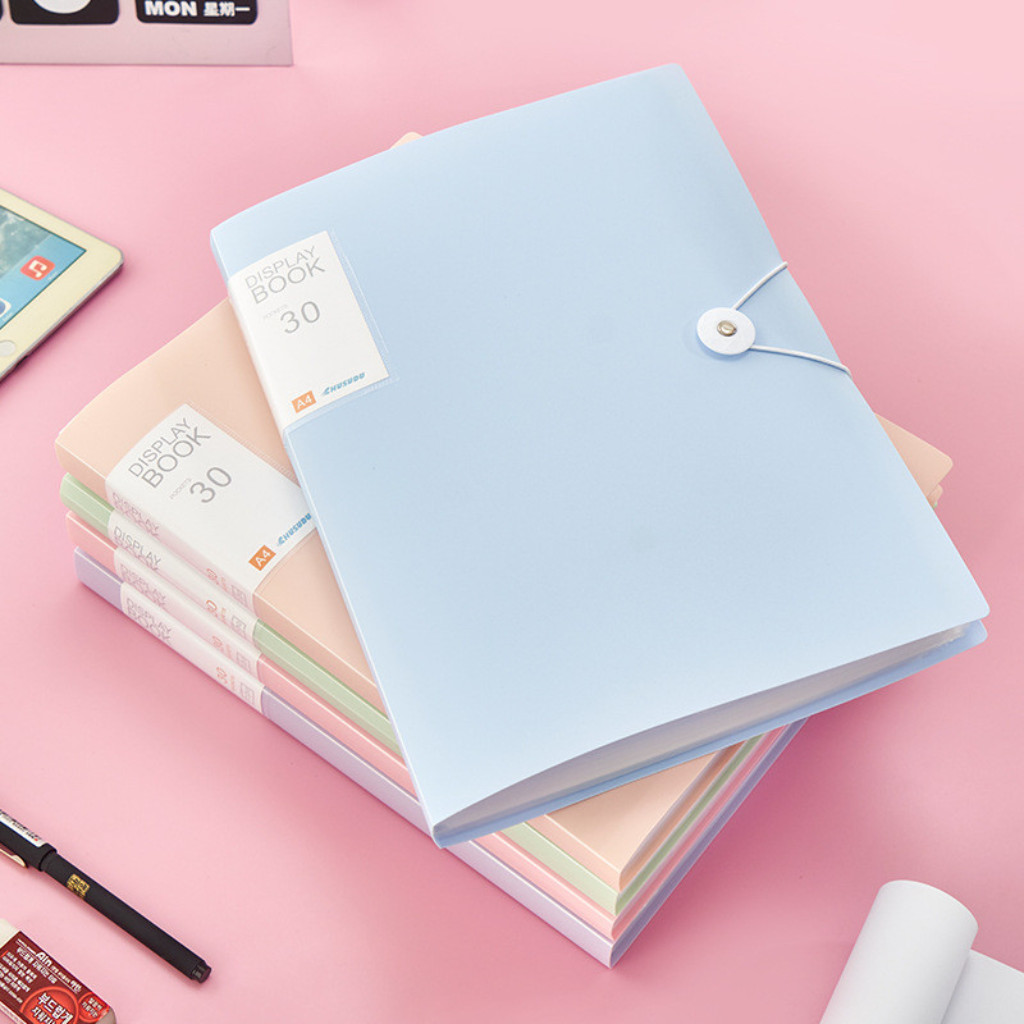 A4 Display Book Briefcase/Document Cover 30 แผ่น 60 แผ่น | Shopee Thailand